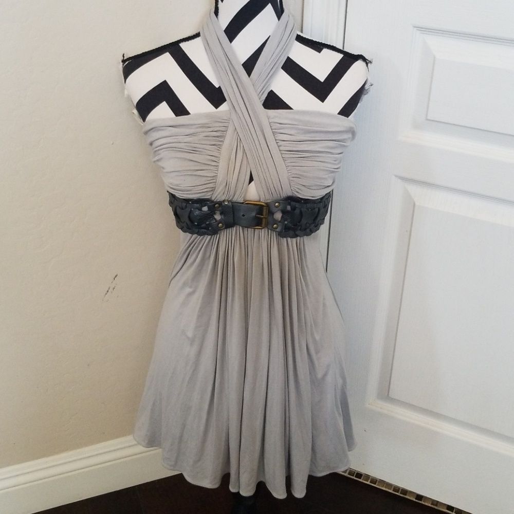 Sky Silver Dress NWOT